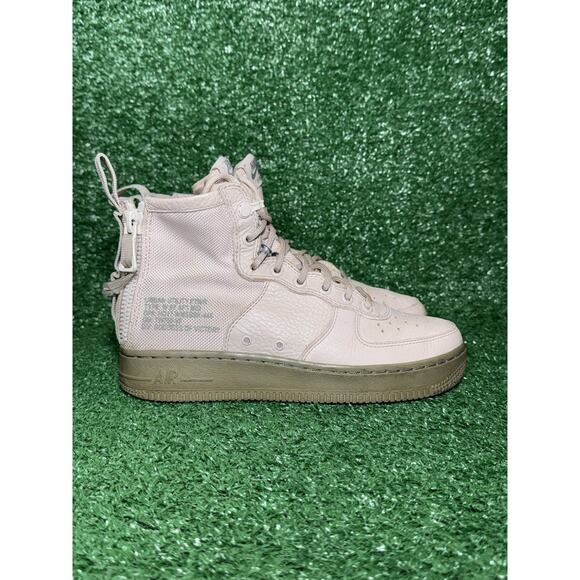 Nike Women's SF Air Force 1 High Top Pink Solid Comfort Soldier Boot Size 7.5 - Picture 1 of 10
